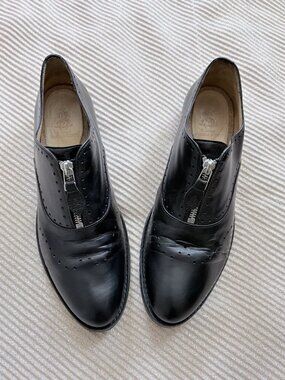 The Office of Angela Scott Ms. Winnie Zip Loafers Oxfords Shoes  41 11